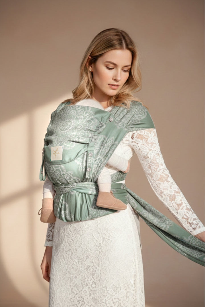 Draagzak WrapStar Mandala olijfbeige