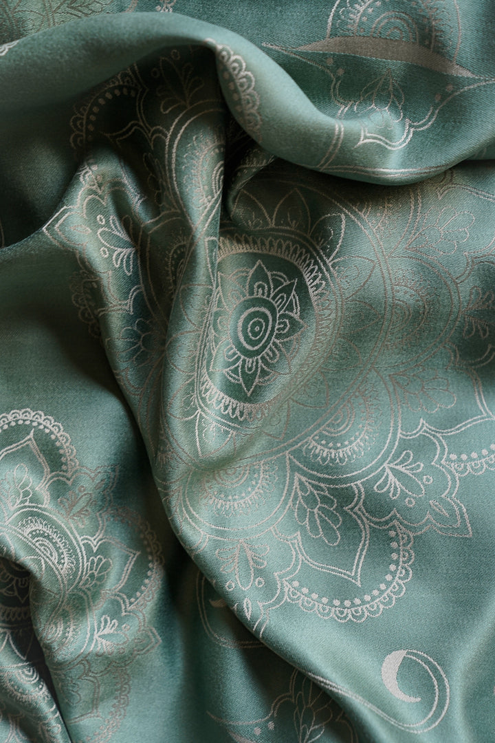 Draagdoek Mandala olijfbeige