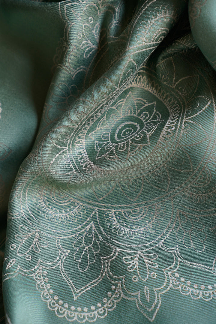 Draagdoek Mandala olijfbeige