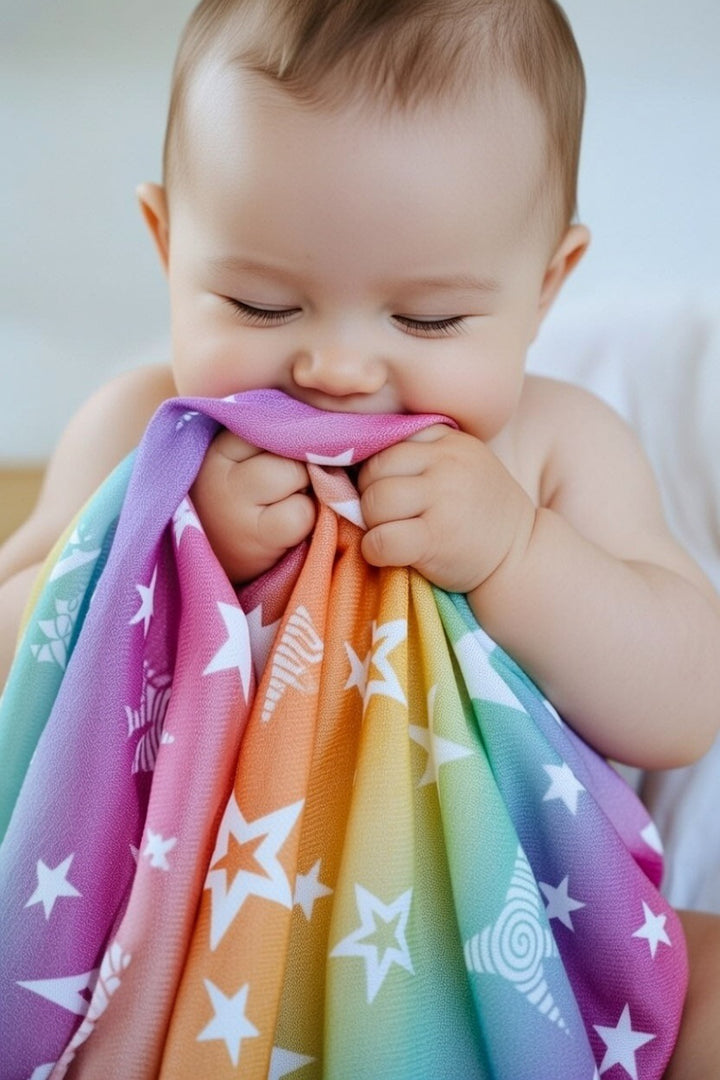 Musselin Schnuffeltuch Julia -sterren