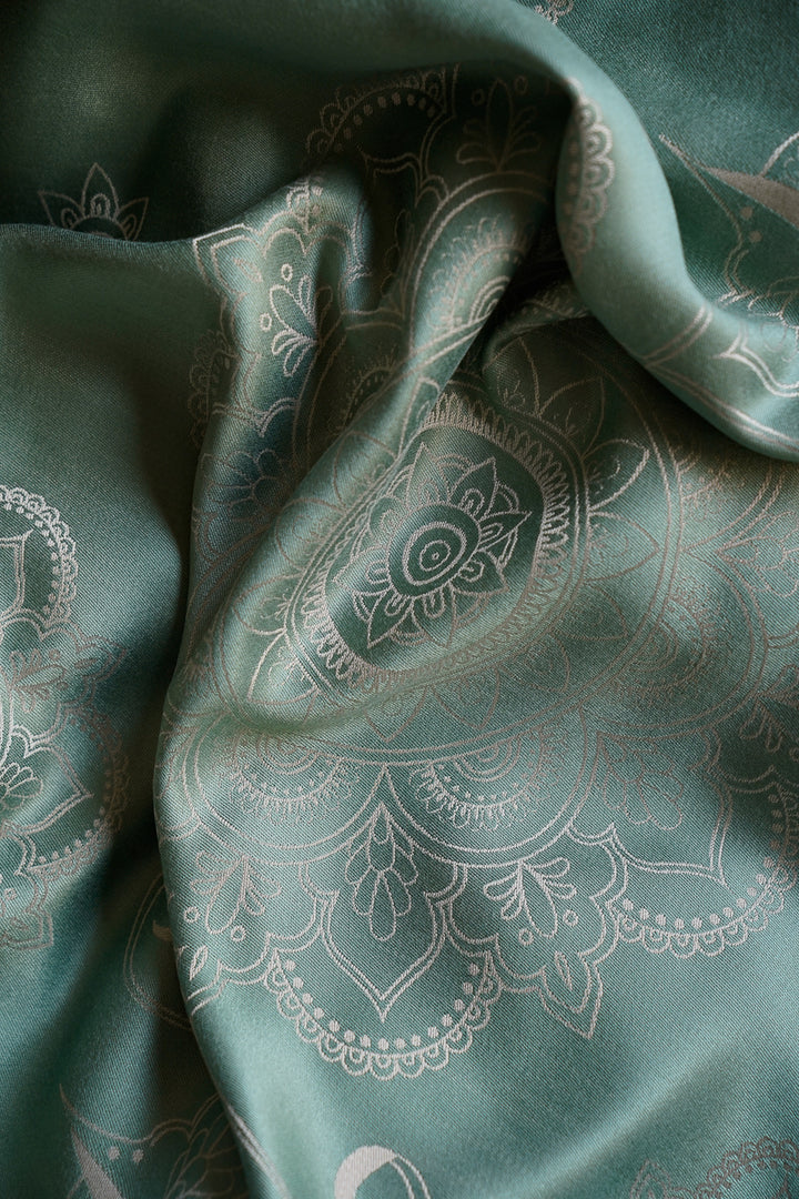 Draagdoek Mandala olijfbeige