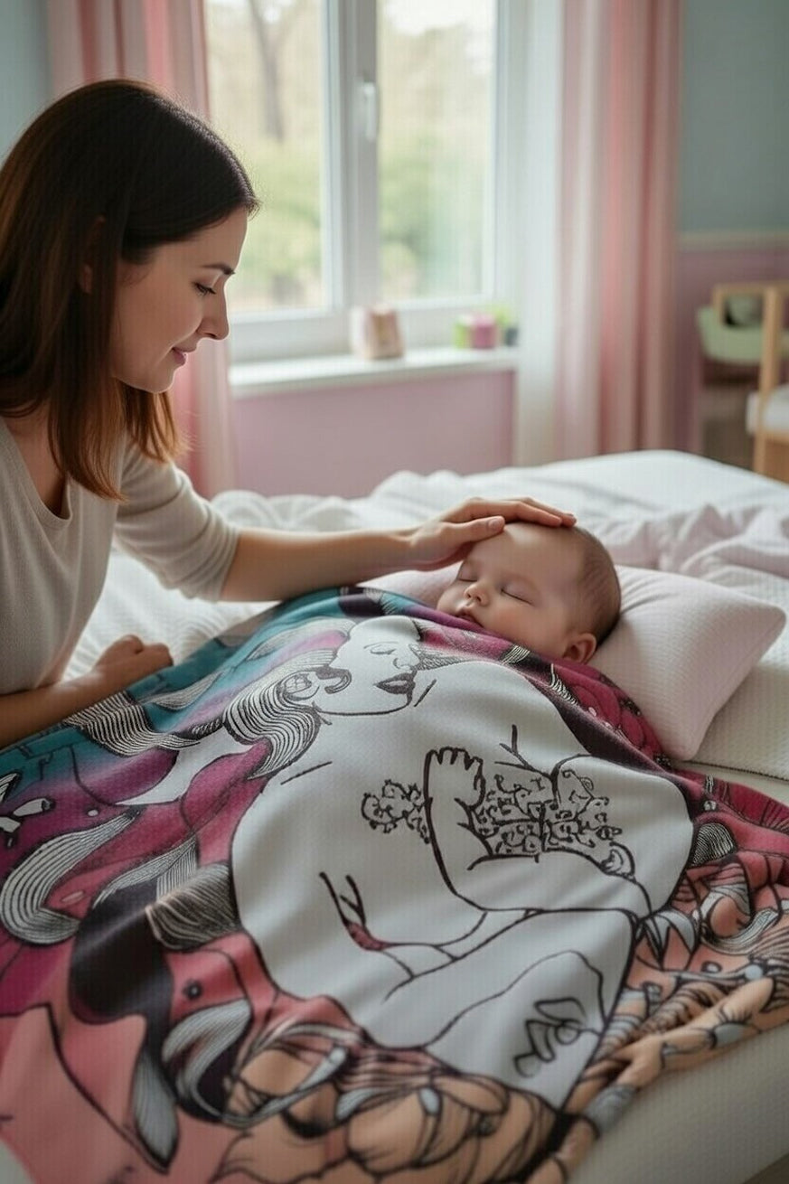 Knuffelende doek/sjaal Gaia Hannah