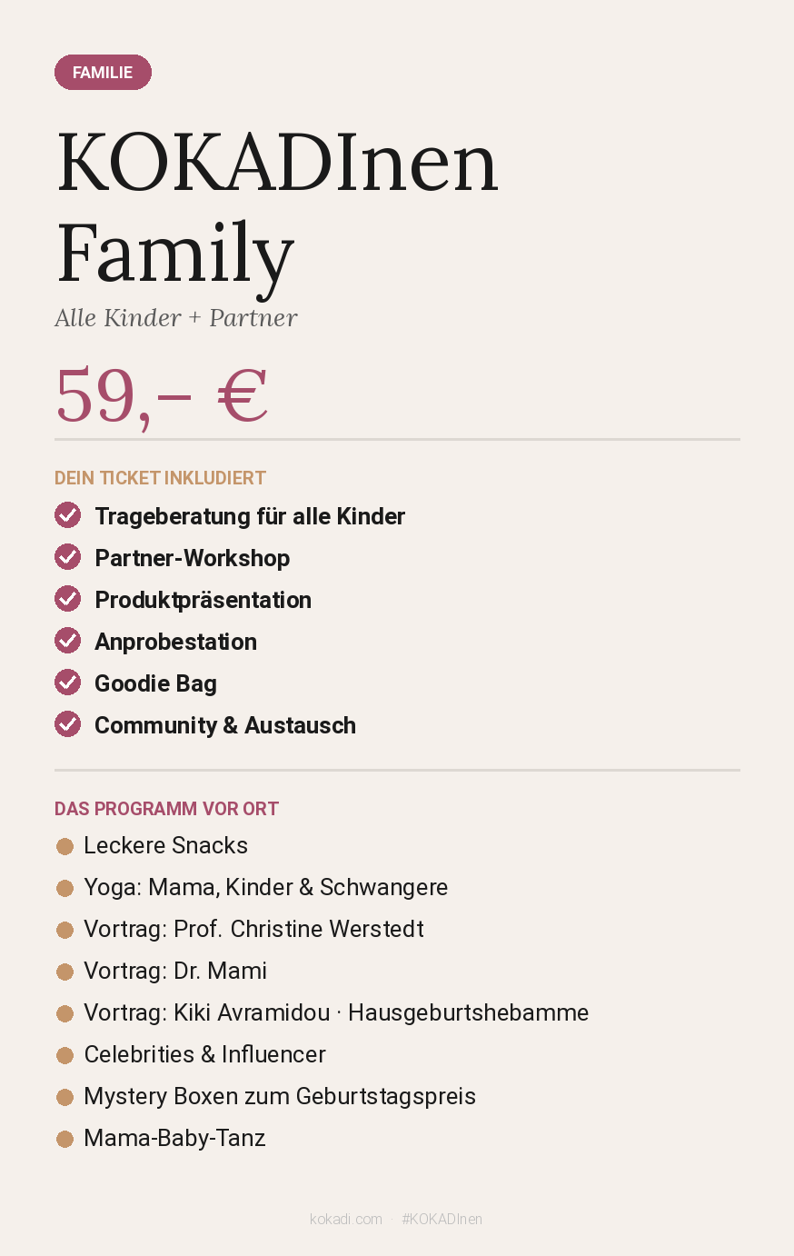 KOKADInen Family (alle eigen kinderen + partner)