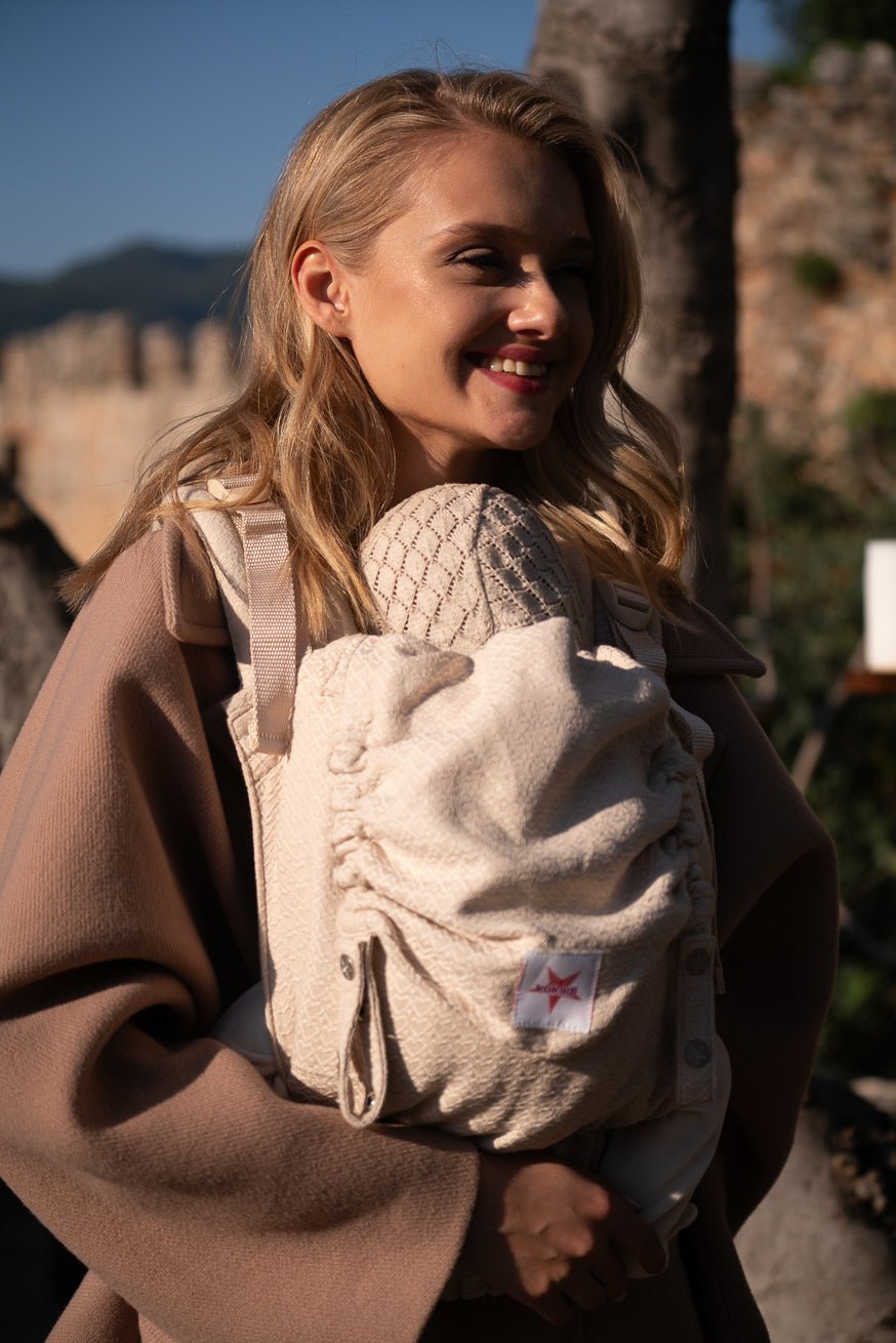 Draagzak Flip X Heart2Heart Crème - KOKADI