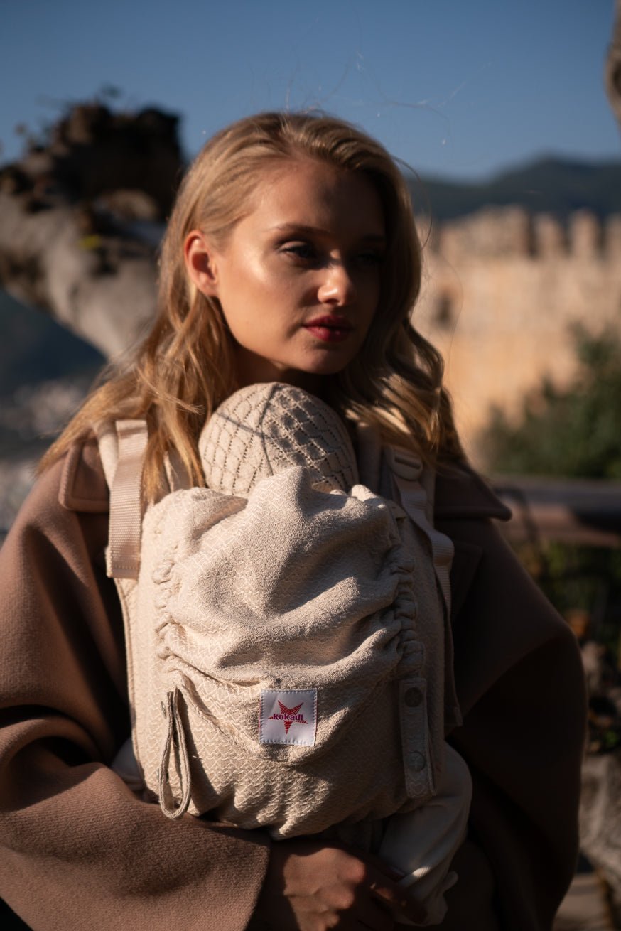 Draagzak Flip X Heart2Heart Crème - KOKADI