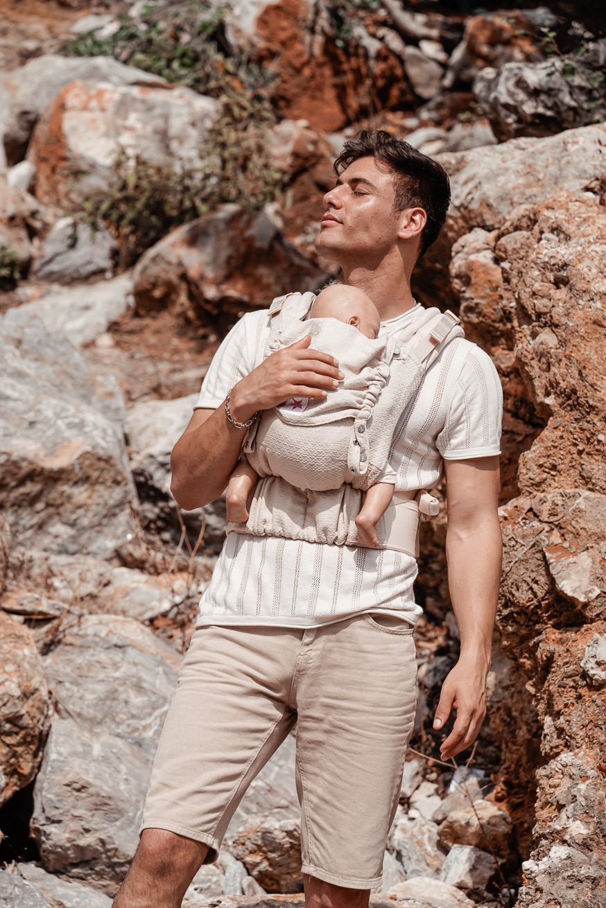 Draagzak Flip X Heart2Heart Crème - KOKADI