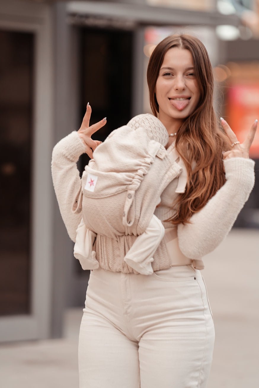 Draagzak Flip X Heart2Heart Crème - KOKADI