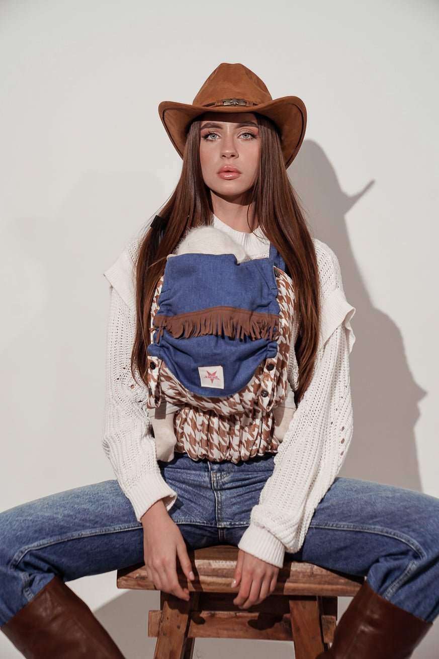 Draagzak Onbu Macchiato uit het Wilde Westen - KOKADI