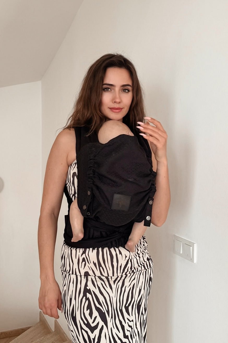 Draagzak TaiTai Heart2Heart Zwarte Schoonheid - KOKADI