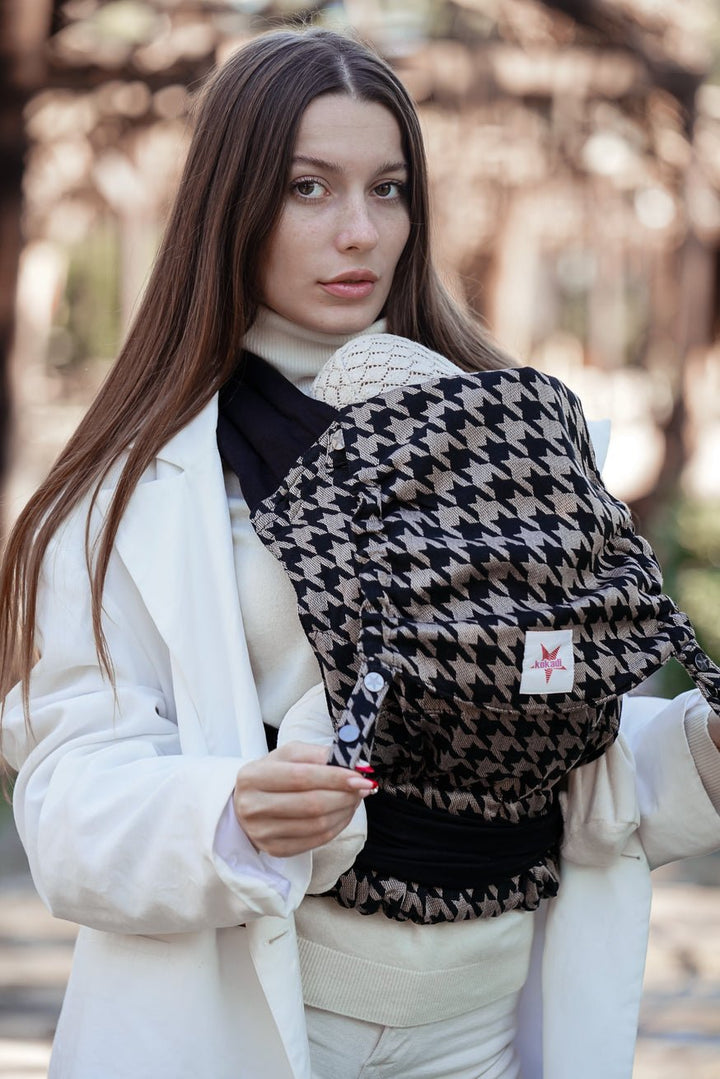 Draagzak TaiTai Pied-de-poule Maxim - KOKADI