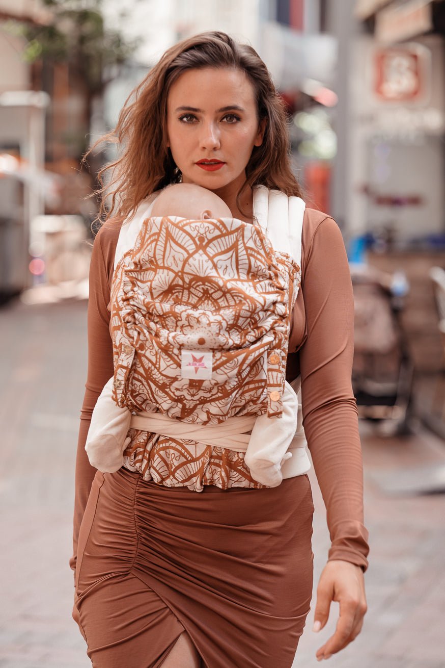 Draagzak TaiTai Lilenia Latte Macchiato - KOKADI