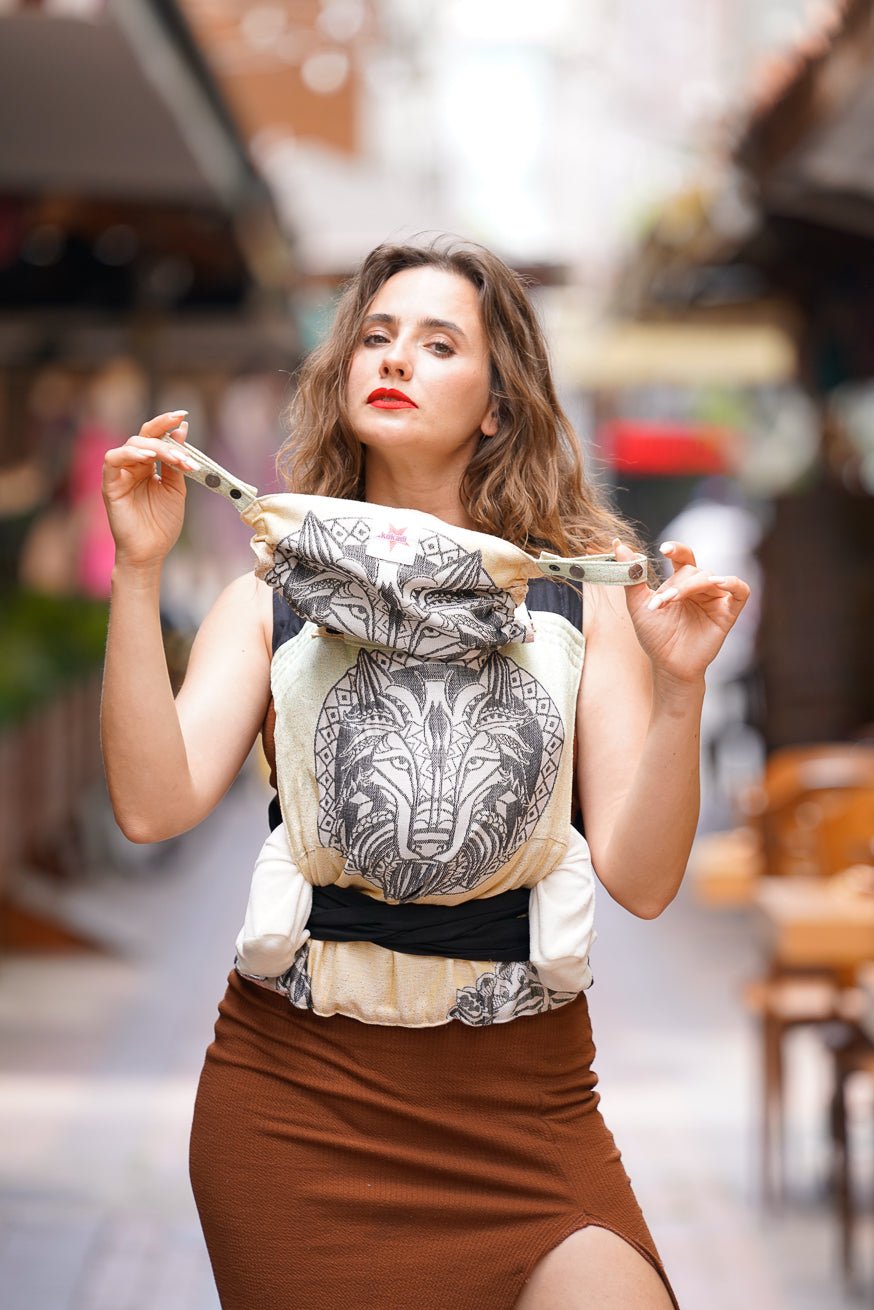 Babytrage TaiTai Wild Mandala Wolf - KOKADI