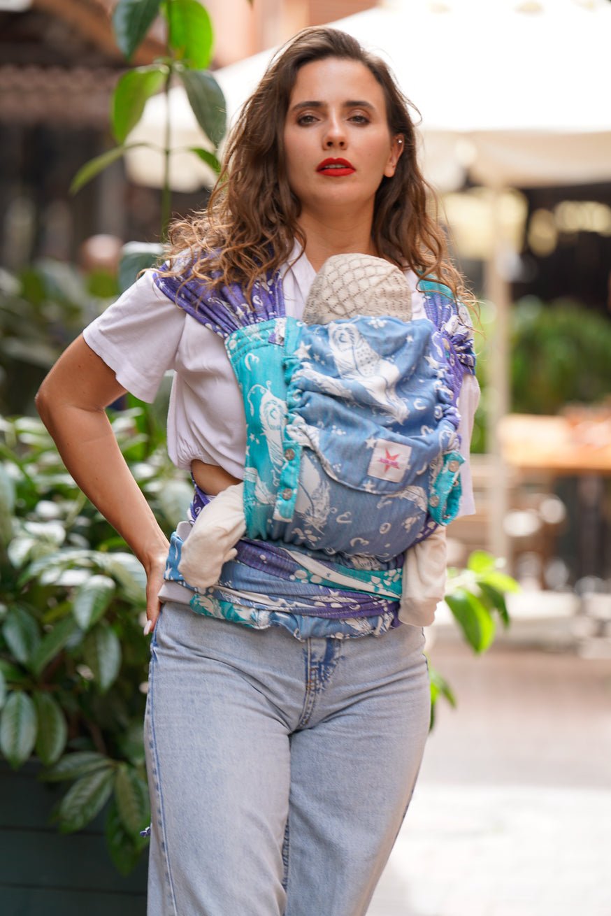 Babytrage WrapStar Federn Milla - KOKADI