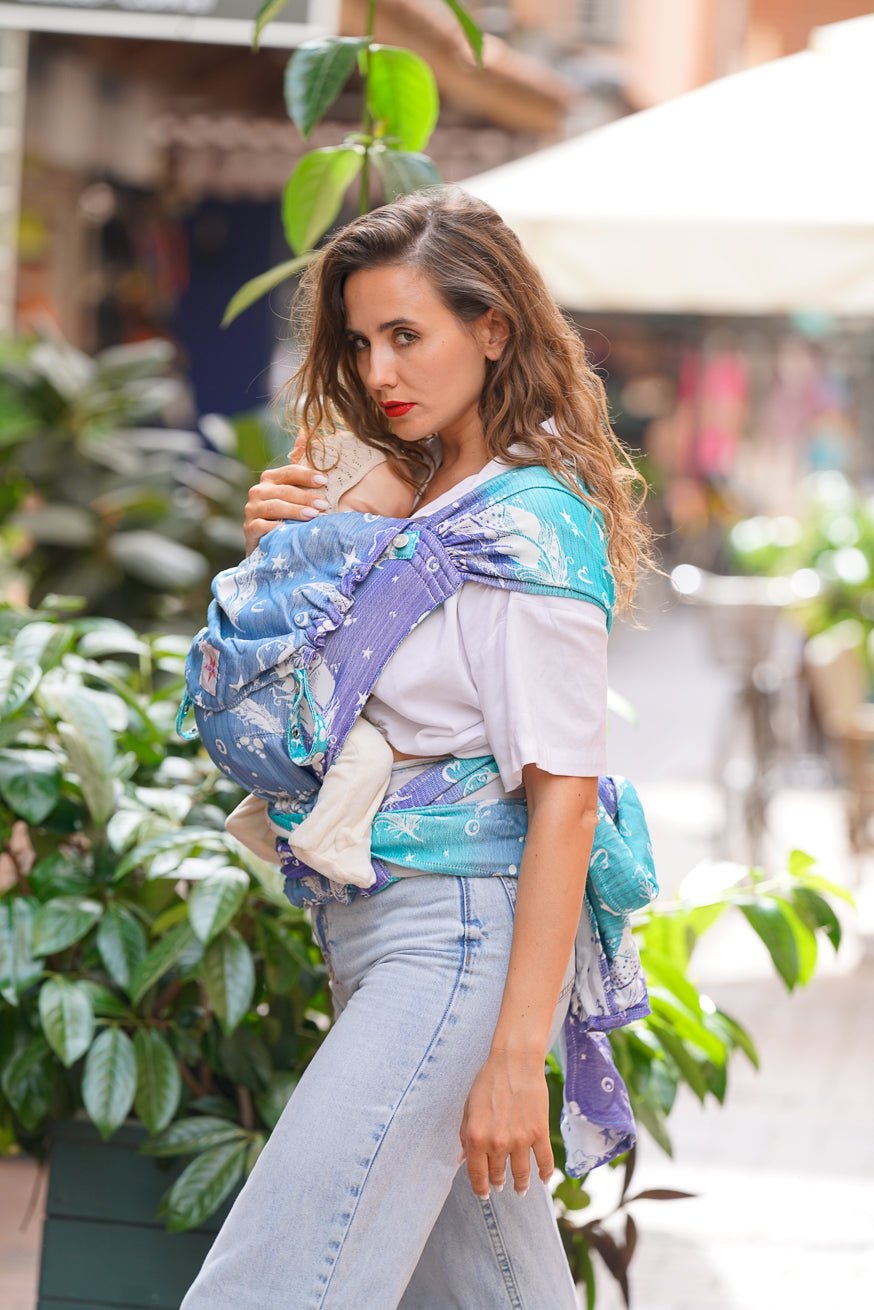 Babytrage WrapStar Federn Milla - KOKADI
