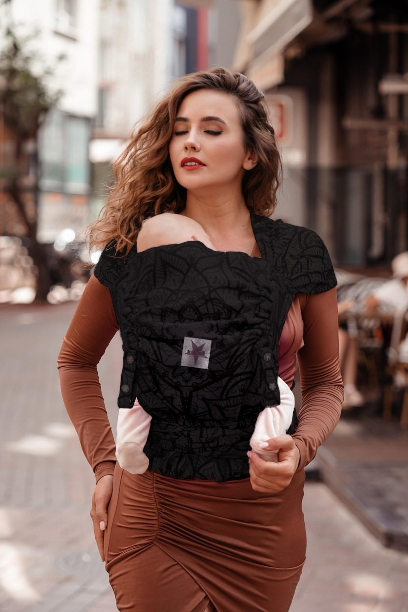 Draagzak WrapStar Lilenia Zwarte Schoonheid - KOKADI