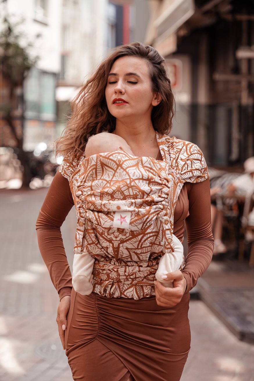 Draagzak WrapStar Lilenia Latte Macchiato - KOKADI