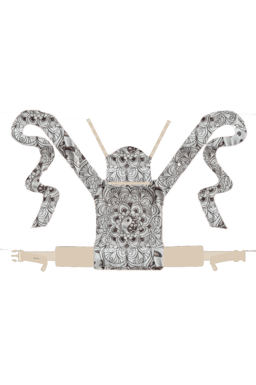 Draagzak WrapStar Om Shanti Latte Macchiato - KOKADI