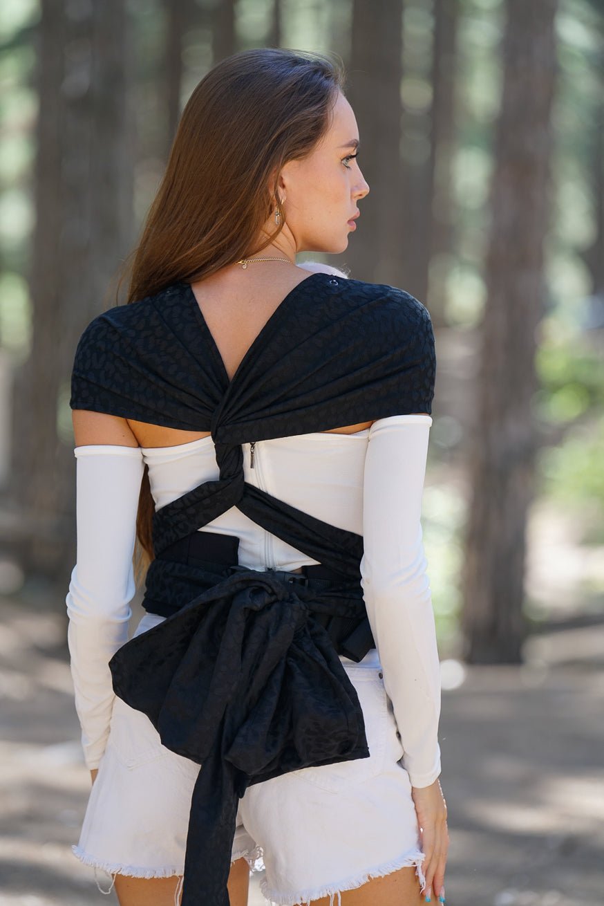 Draagzak WrapStar Safari Zwarte Schoonheid - KOKADI