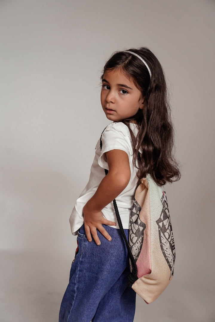 Mini hipstertasje Wild Mandala Olifant - KOKADI