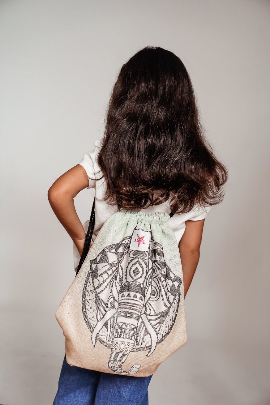 Mini hipstertasje Wild Mandala Olifant - KOKADI