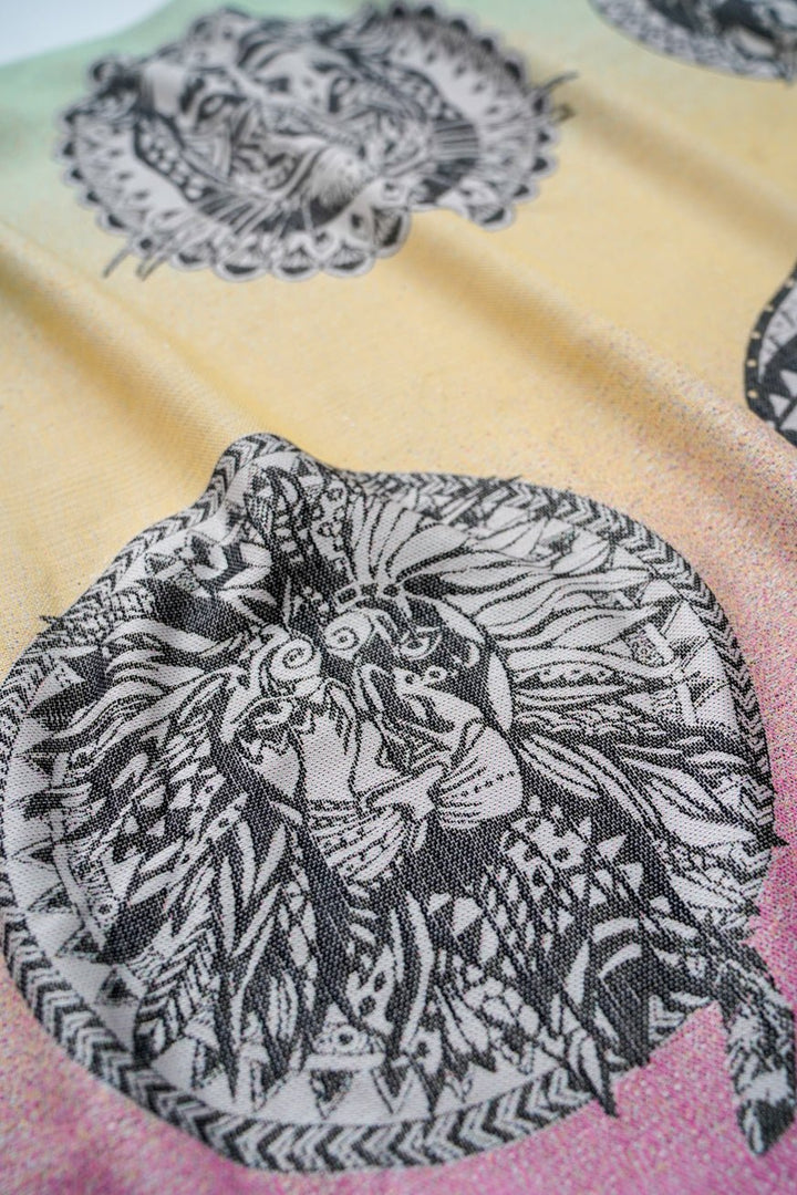 Mini hipstertasje Wild Mandala Leeuw - KOKADI