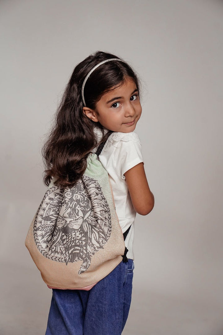 Mini hipstertasje Wild Mandala Leeuw - KOKADI