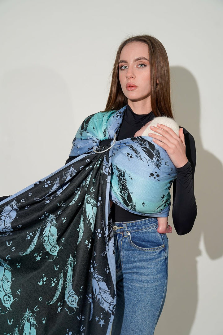 RingSling Blauwe Niyaha herladen - KOKADI