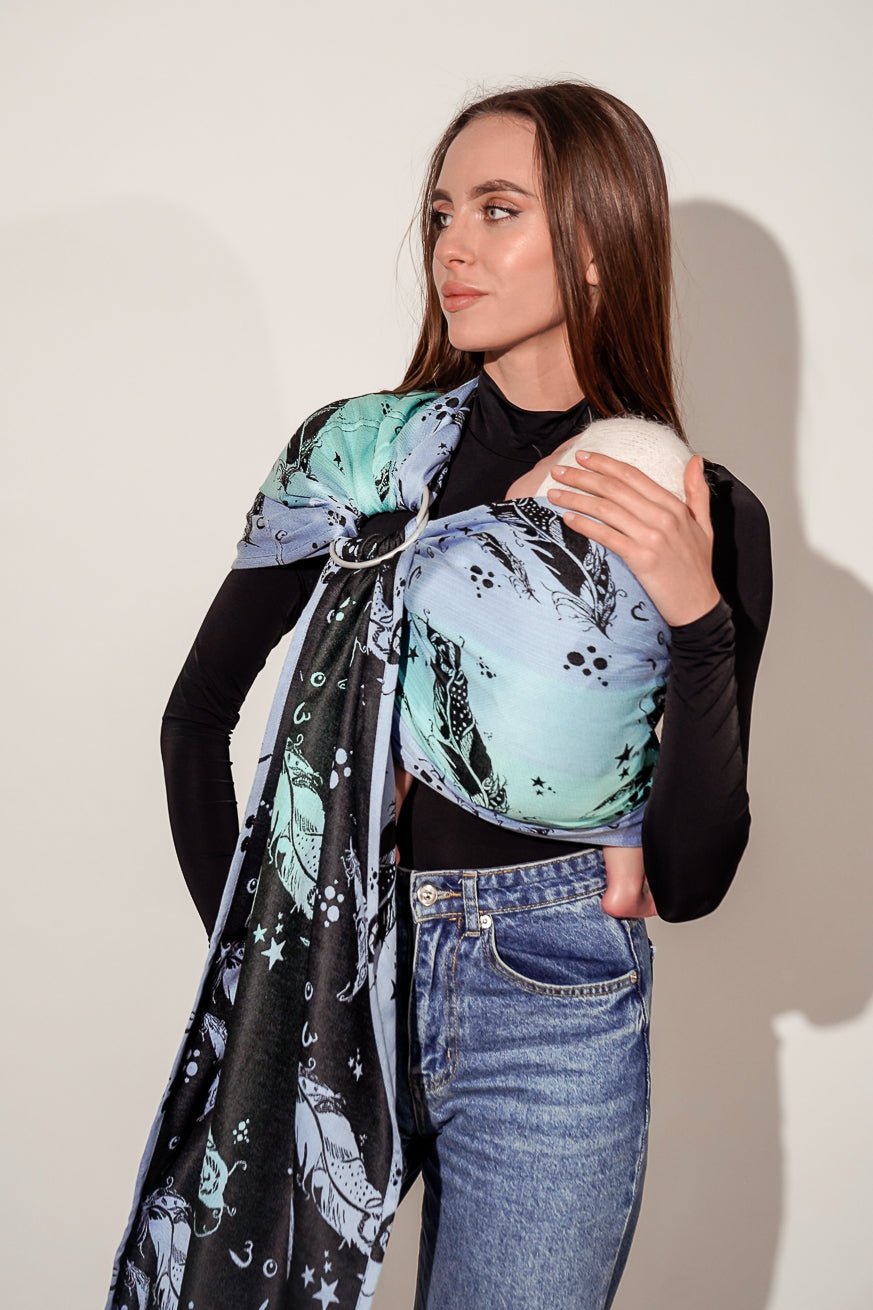 RingSling Blauwe Niyaha herladen - KOKADI