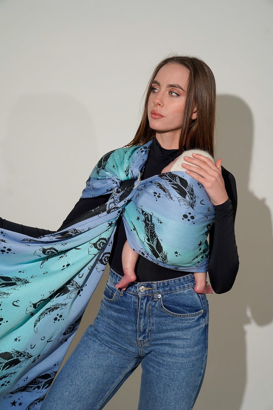 RingSling Blauwe Niyaha herladen - KOKADI