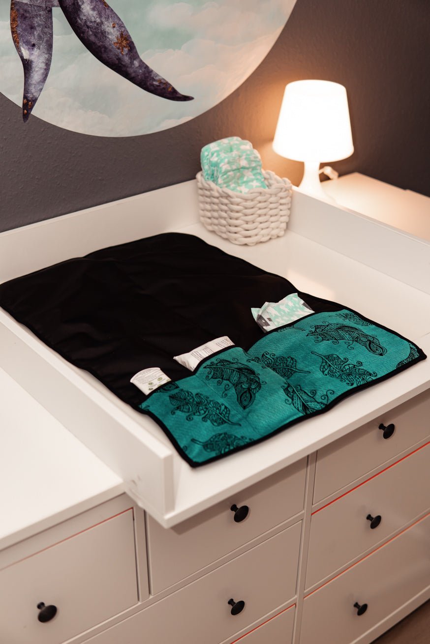 Wickelunterlage Mandala Federn Alexander - KOKADI