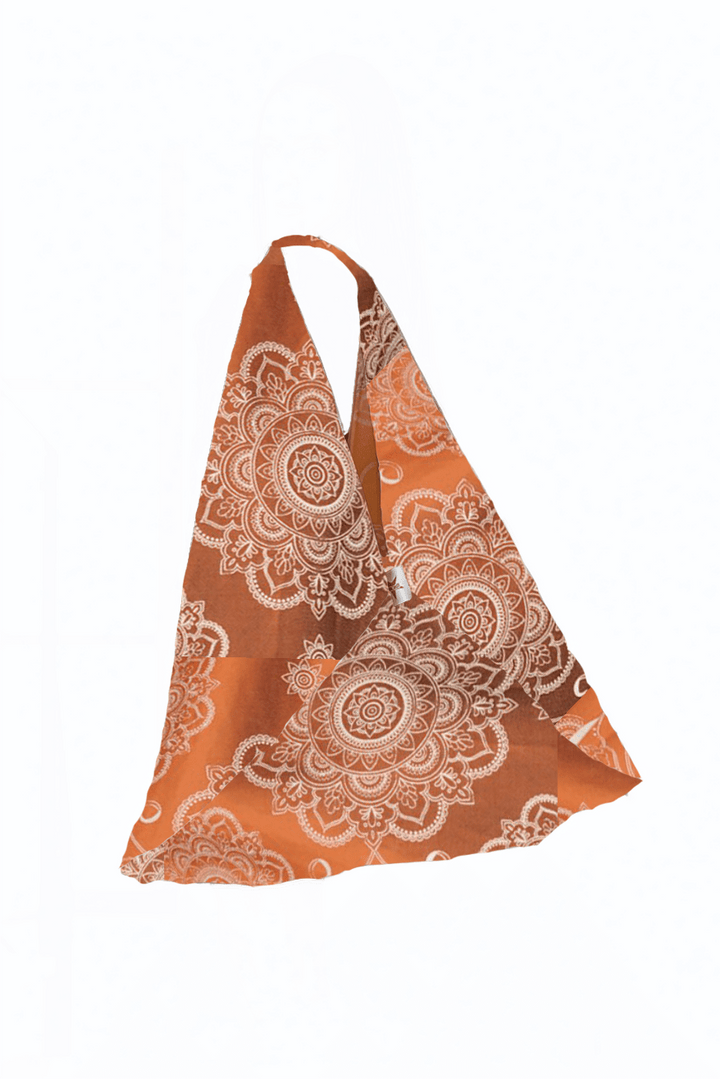 XXL Shopper Mandala Latte Macchiato x Bamboe achterkant - KOKADI