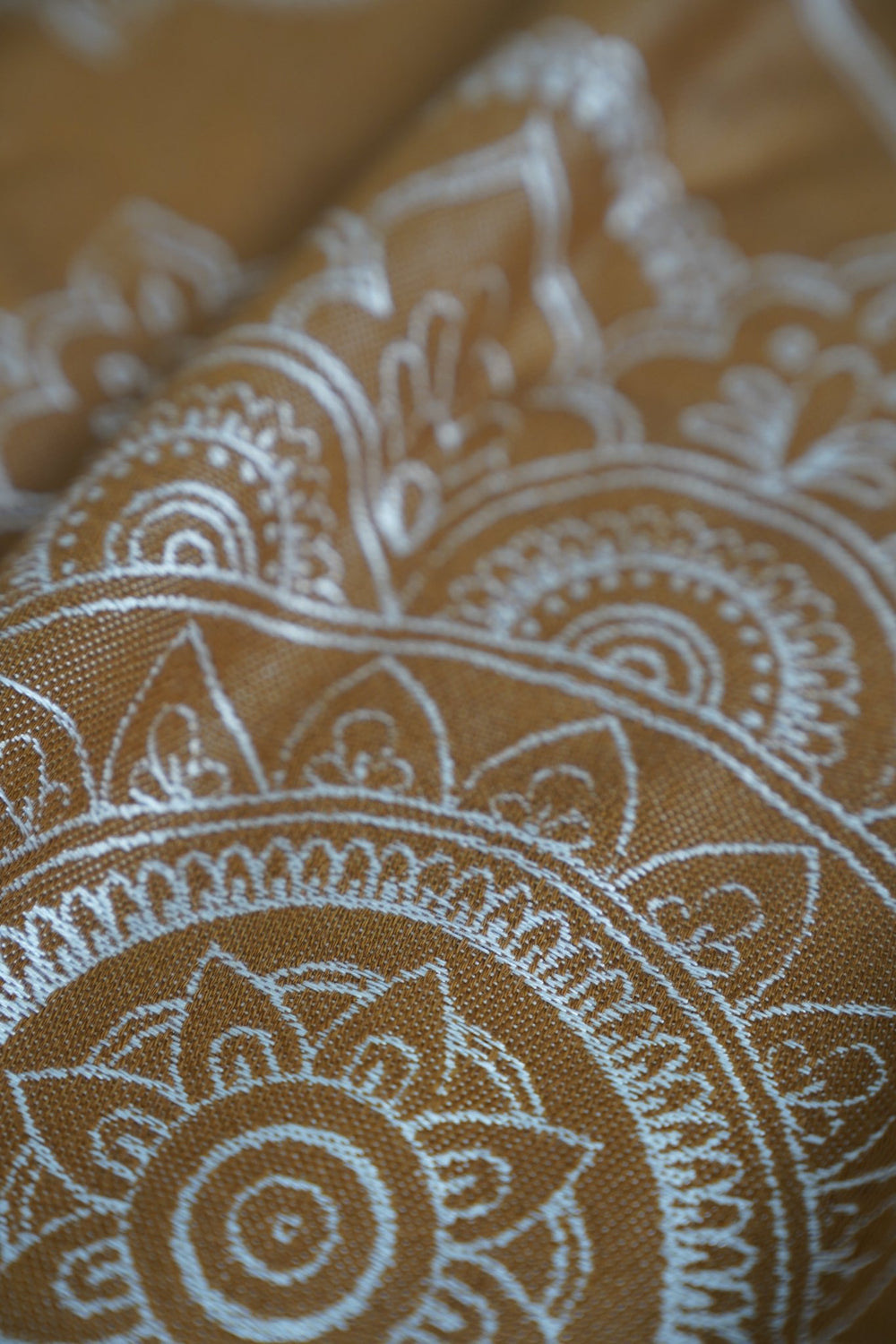 XXL Shopper Mandala Latte Macchiato x Bamboe achterkant - KOKADI