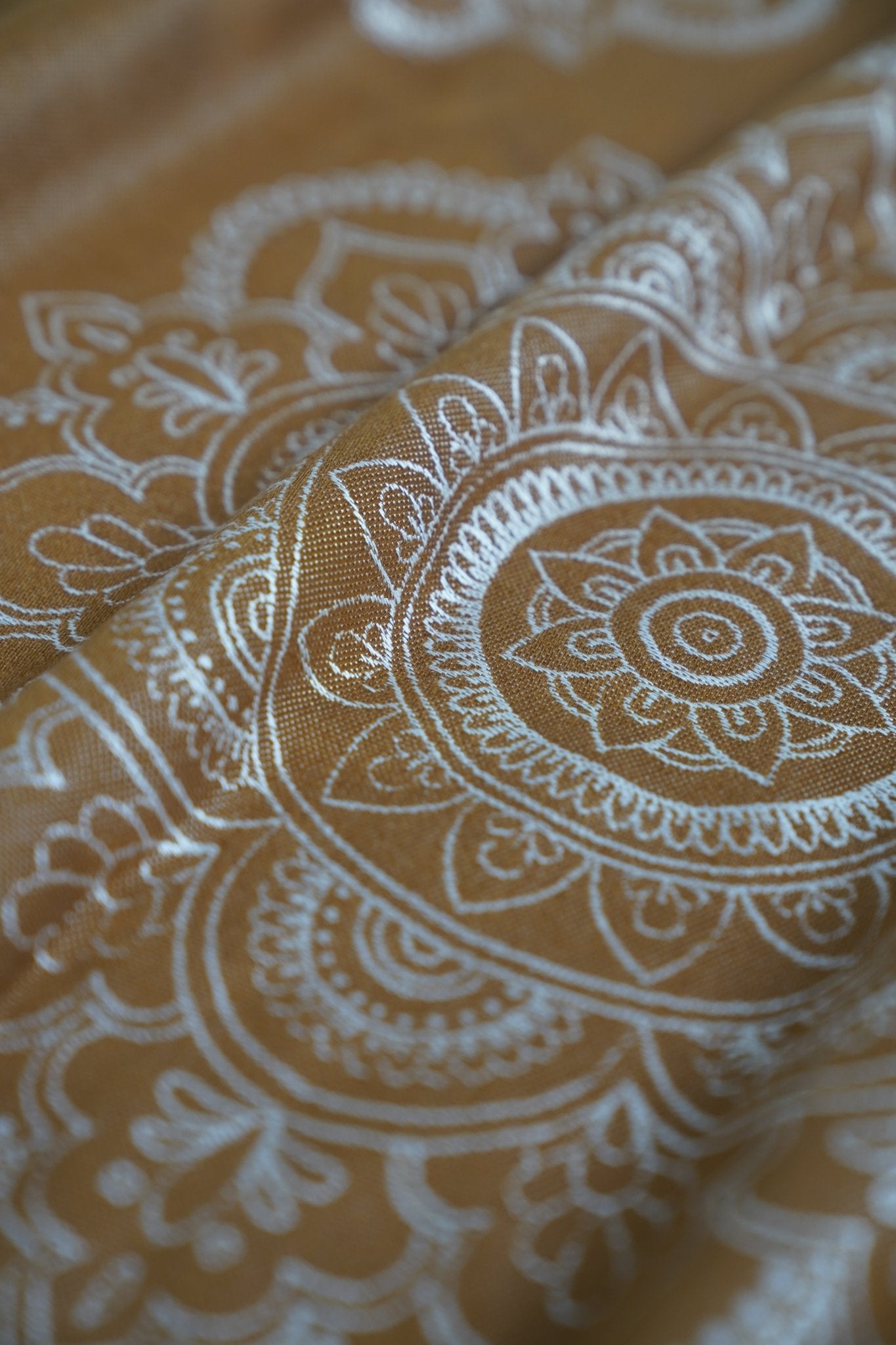 XXL Shopper Mandala Latte Macchiato x Bamboe achterkant - KOKADI