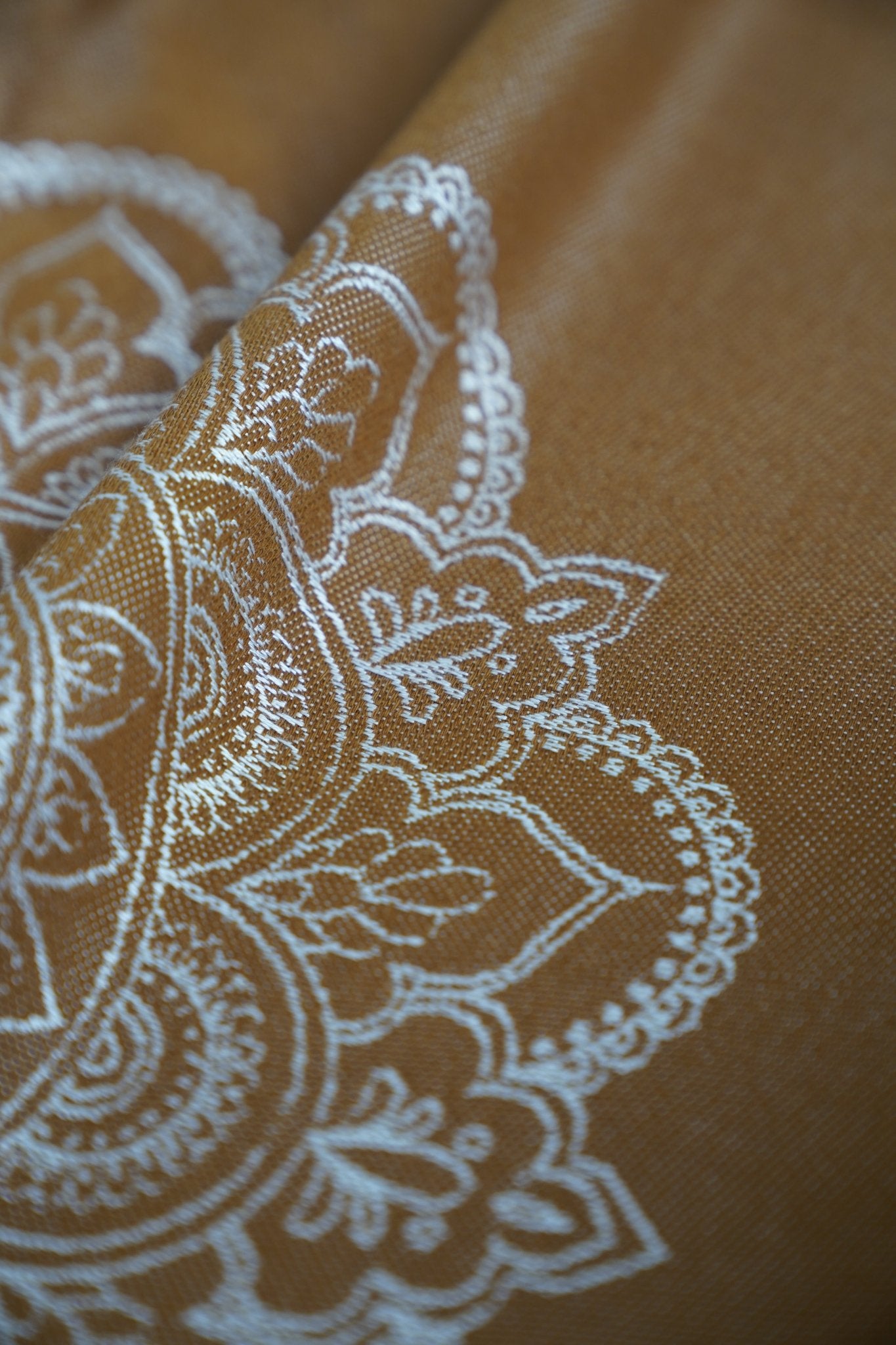 XXL Shopper Mandala Latte Macchiato x Bamboe achterkant - KOKADI