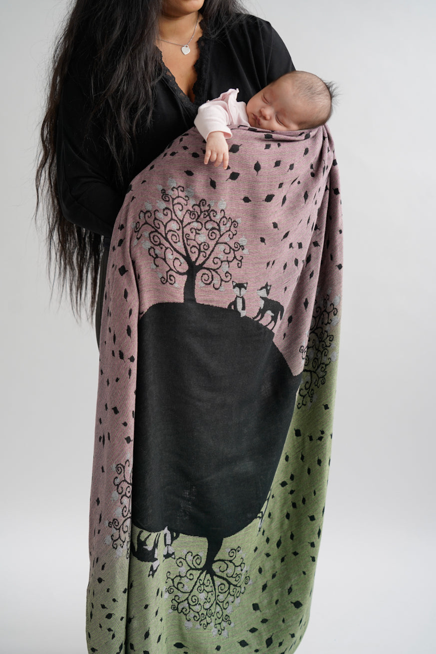 Knuffelige doek/sjaal wonder Fox svea