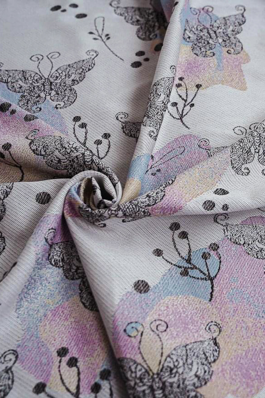 Babydrager onbu vlinder waterverf
