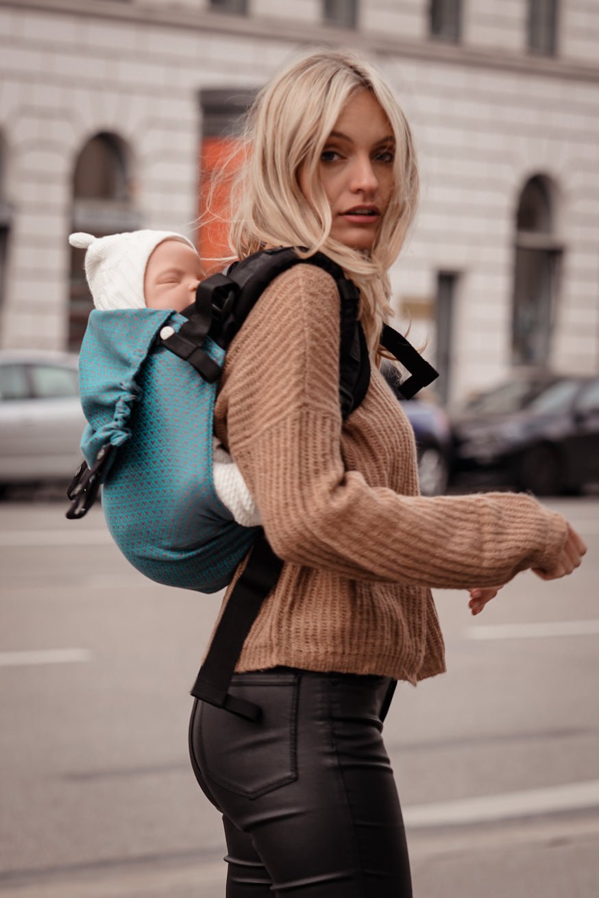 Draagzak Onbu Heart2Heart-lagune - KOKADI