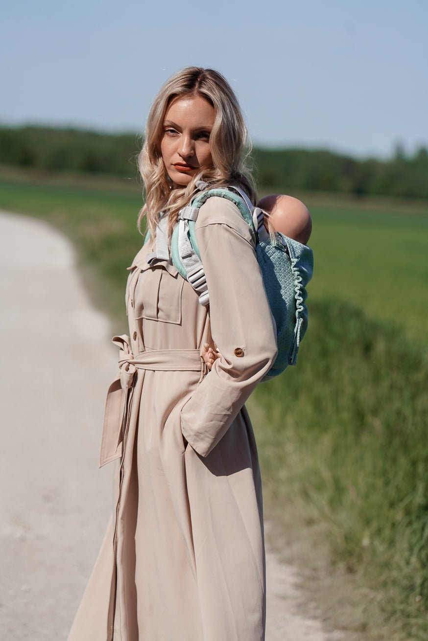 Draagzak Onbu Heart2Heart Munt - KOKADI