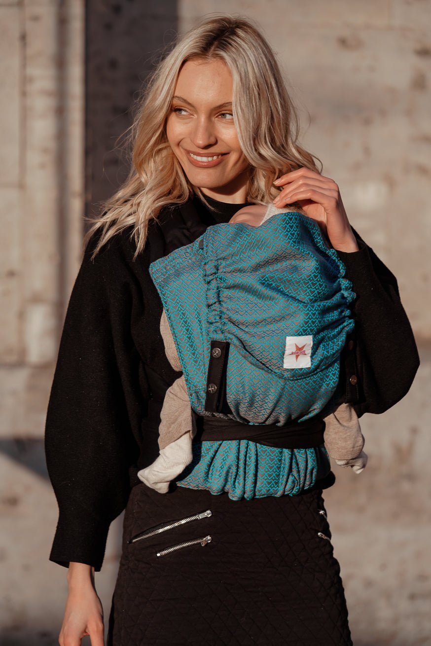 Draagzak TaiTai Heart2Heart-lagune - KOKADI