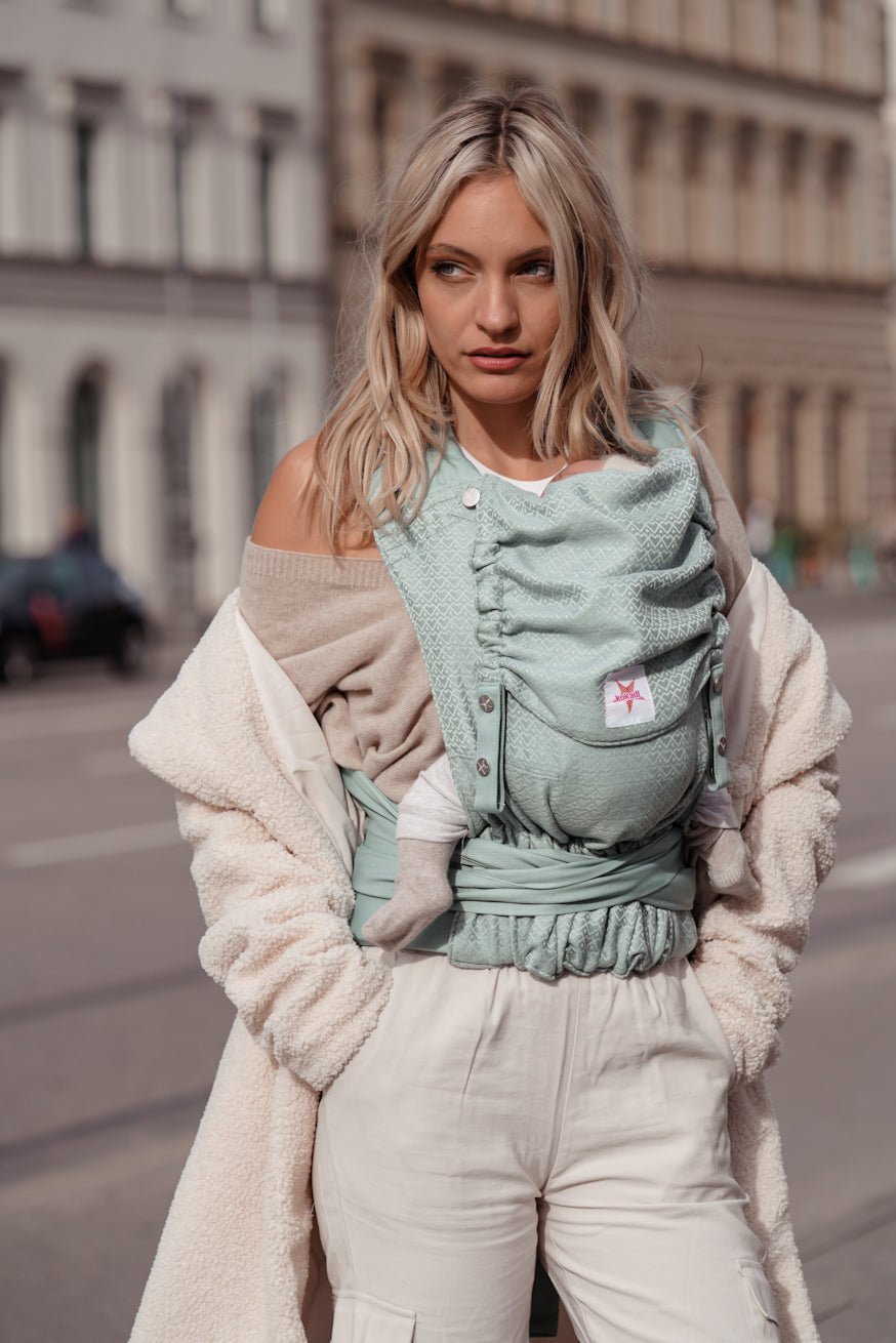 Draagzak TaiTai Heart2Heart Munt - KOKADI