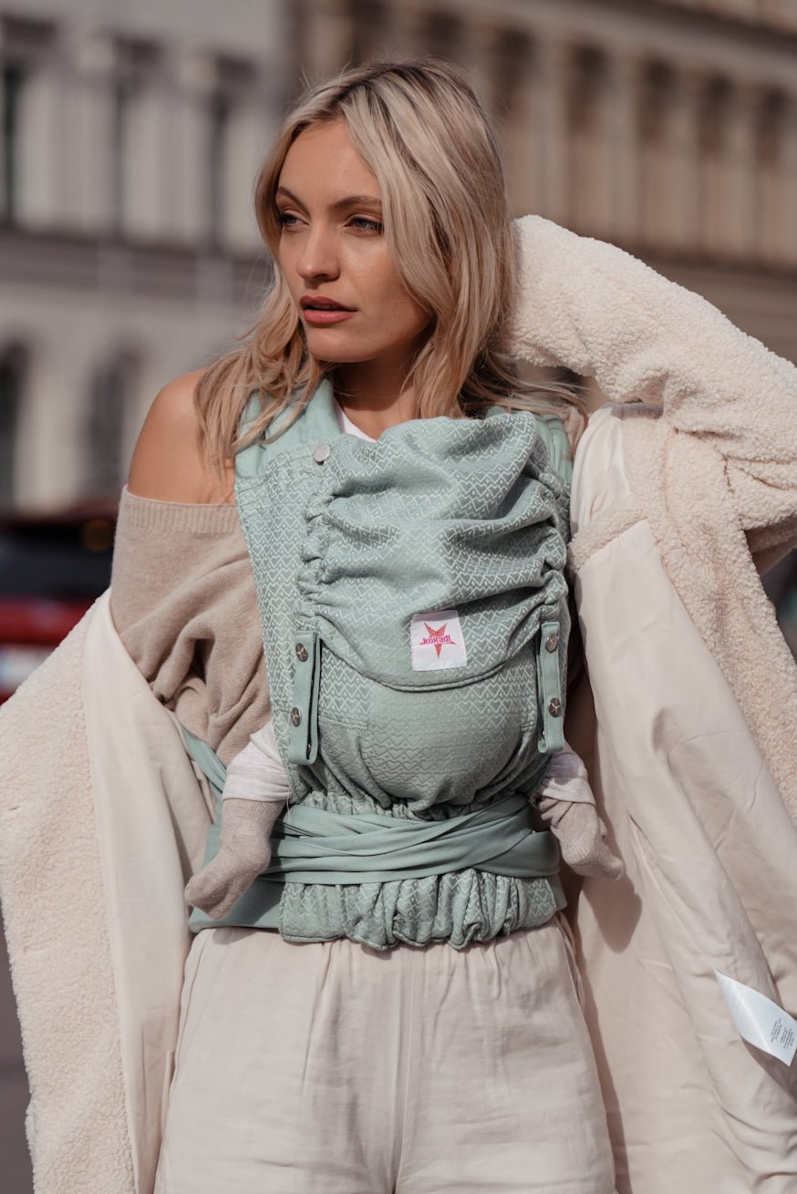 Draagzak TaiTai Heart2Heart Munt - KOKADI