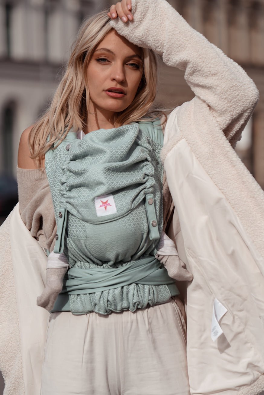 Draagzak TaiTai Heart2Heart Munt - KOKADI