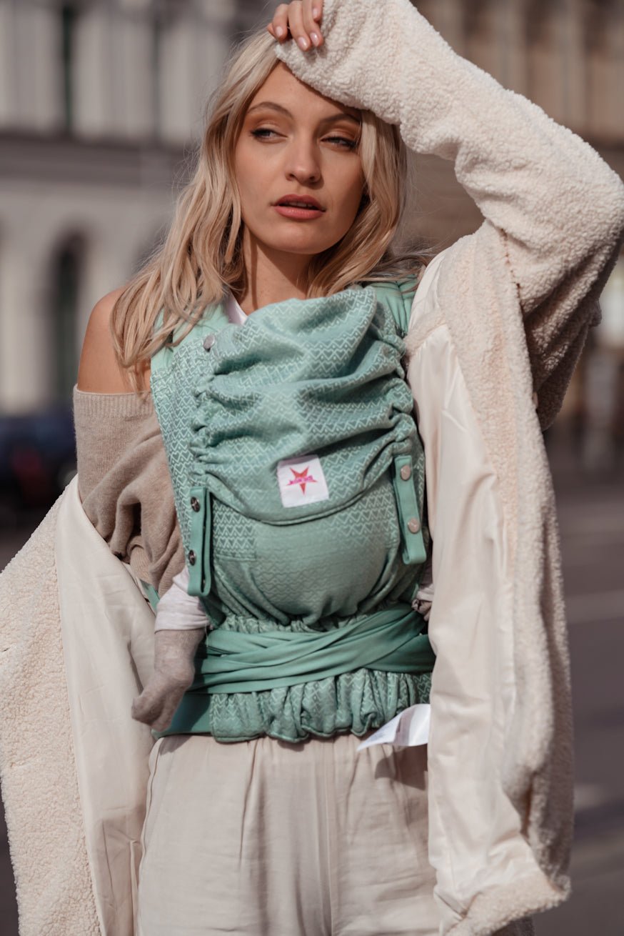 Draagzak TaiTai Heart2Heart Munt - KOKADI