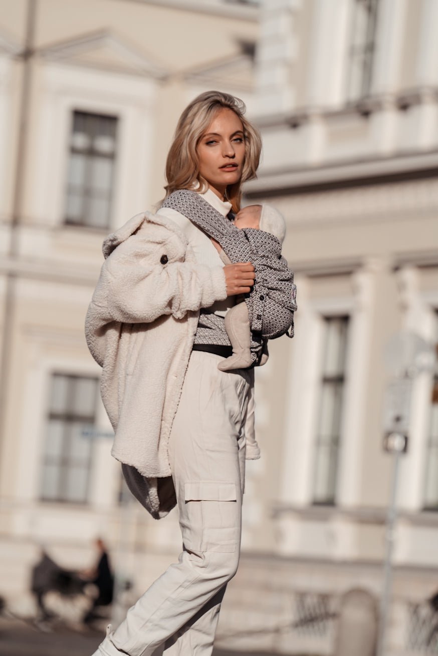 Draagzak WrapStar Heart2Heart Steen - KOKADI