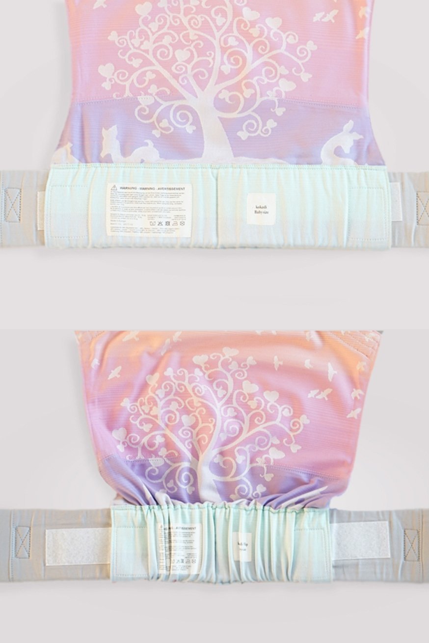 KOKADI Draagzak WrapStar Marie in Wonderland ❤ turquoise SilverLine