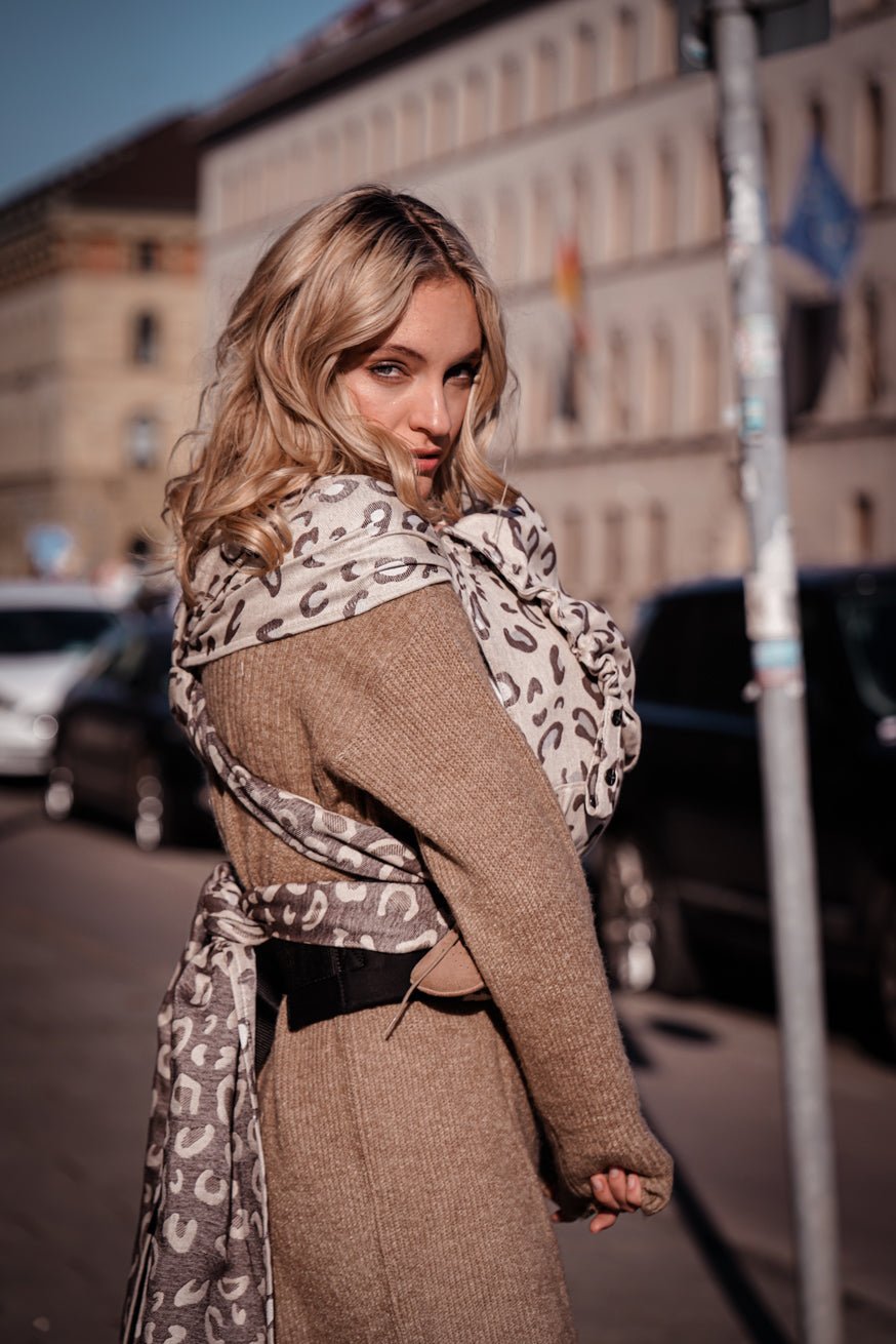 Babytrage WrapStar Safari Maomi Leinen - KOKADI