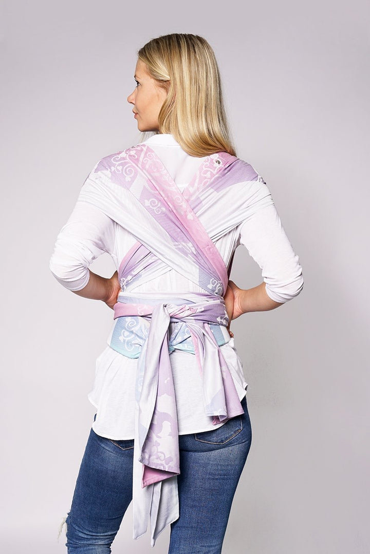 Draagzak WrapTai Marie in Wonderland SilverLine - KOKADI