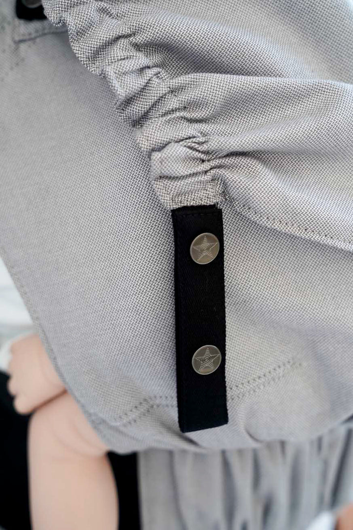 Drukknop mannelijk antraciet - KOKADI