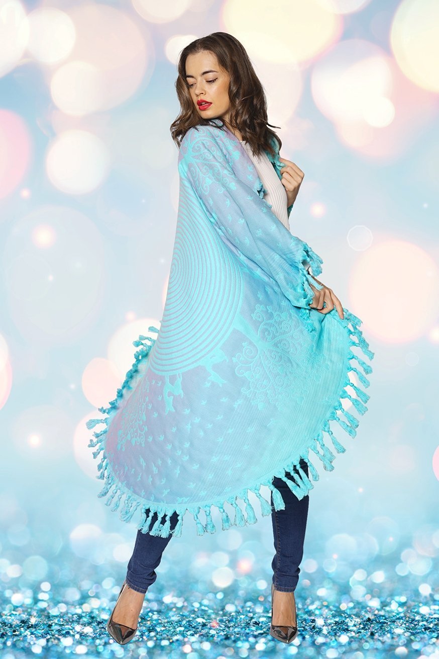 Mandaladeken Marie Blauw - KOKADI