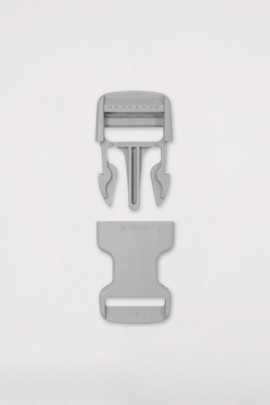 Gesp 25mm SilverLine mat - KOKADI